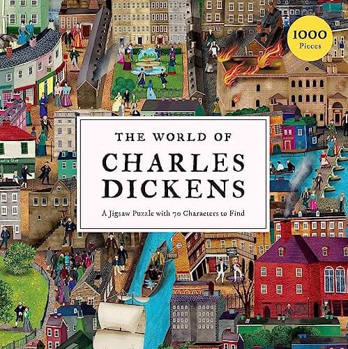 Image of The World of Charles Dickens: 1000 Piece Puzzle: A Jigsaw Puzzle With 70 Characters to Find