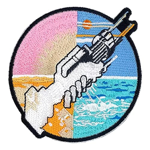 Image of C&D Visionary Pink Floyd The Wall Wish You Patch, Black, White, Red