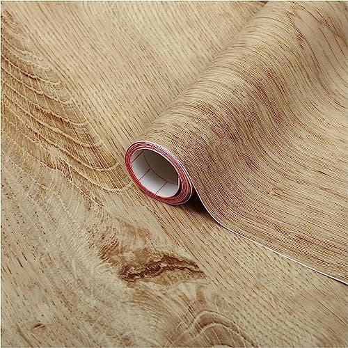 Image of d-c-fix vinyl wrap Ribbeck oak wood effect 67,5 cm x 2 m - sticky back plastic roll for furniture, kitchen & cupboards - contact paper sticker self adhesive film