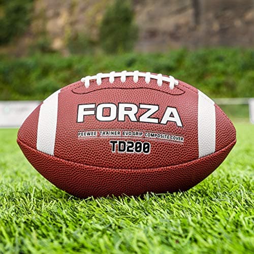 Image of FORZA TD200 Practice American Football | Ultimate High Grip Ball | Packs of 1, 3, 40 or 45 (Junior, Pack of 1)