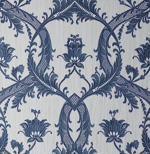 Image of Fine Decor Milano 10 Floral Damask Blue