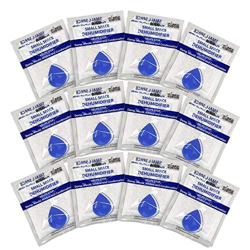 Image of ANSIO Interior Dehumidifier Damp Absorber Sachets, Drawer Dehumidifiers Bags, Small Space Sachets 12 x 36 grams