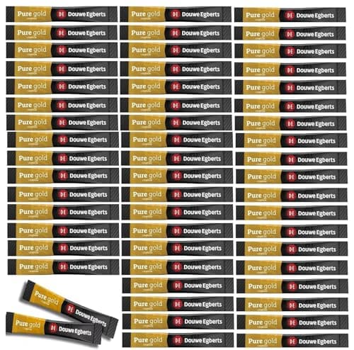 Image of Douwe Egberts Pure Gold Instant Coffee Sticks - 50 x 1.5g Sachets