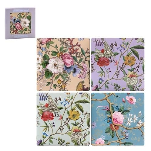 Image of The Leonardo Collection William Kilburn Coasters Set of 4 | Coasters Set For All Modern Kitchen & Offices | Designed By William Kilburn | Coasters For All Types of Cups & Mugs