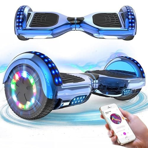 Image of RCB Hoverboards for Kids and Adults 6.5 inch, Hoverboards with Bluetooth - Speaker - Colorful LED Lights, Hover Board Gift for Kids and Teenager