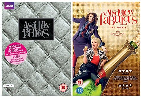 Image of Absolutely Fabulous: The Movie + Absolutely Fabulous Series 1-5: Absolutely Everything Box Set + The Last Shout + The Gay Special + White Box Christmas Special + Extras