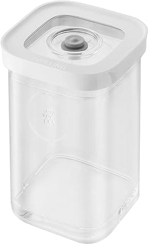 Image of ZWILLING FRESH & SAVE CUBE Box, size 2S, modular & stackable container, airtight & vacuumable storage, dishwasher friendly, transparent