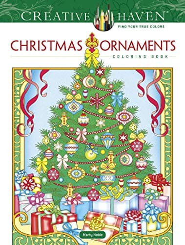 Image of Creative Haven Christmas Ornaments Coloring Book