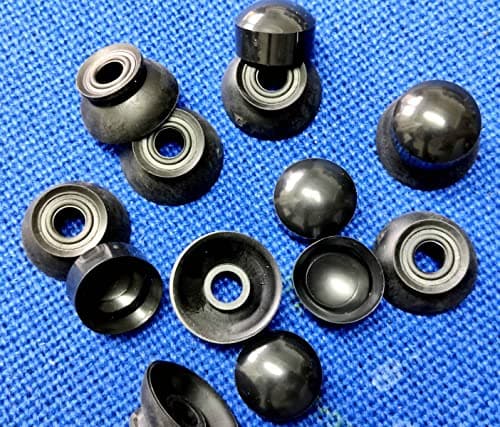 Image of TERF® M8 X 28mm Black Flexible PVC Roofing Sealing Sela Washer and Cap Cover M8 (8mm) X 28mm Corrugated Sheet Sela Washer and Cap Cover For Weatherproof Sealing Protecting - Pack of 10