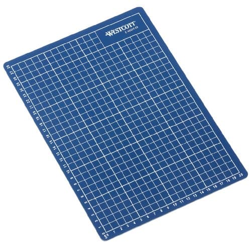 Image of Westcott A4 300 x 220 x 3 mm Cutting Mat - Blue