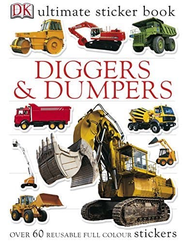 Image of [( Ultimate Sticker Book: Diggers and Dumpers [With 60 Reusable Stickers] By DK Publishing ( Author ) Paperback Feb - 2005)] Paperback