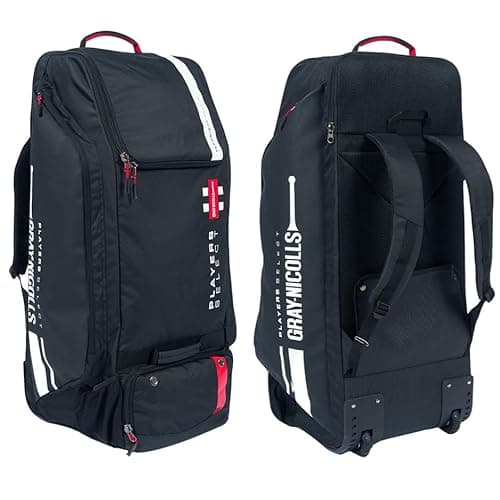 Image of Gray-Nicolls Players Select Wheelie Duffle Cricket Bag Wheelie/Duffle