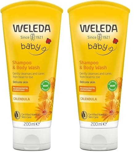 Image of Weleda Calendula Baby Hair and Body Shampoo, 200 ml (Packaging May Vary) (Pack of 2)