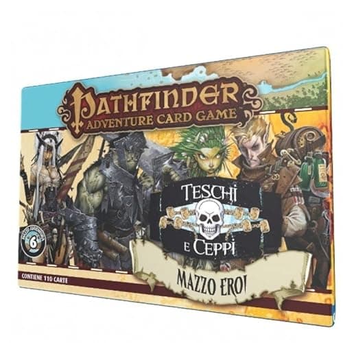 Image of Giochi Uniti pathfinder adventure card game - skulls and stumps - deck heroes