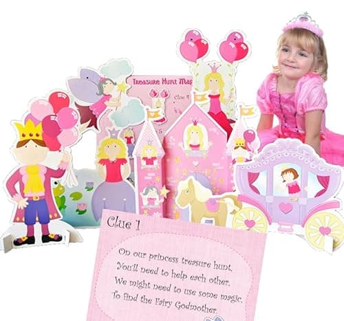 Image of Princess Treasure Hunt for Jewels Party Game for Kids