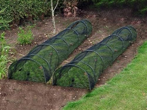 Image of DIVCHI 2 x NEW GARDEN NET GROW TUNNEL PROTECT PLANTS VEGETABLES INSECTS BIRDS PESTS