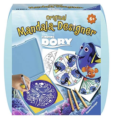 Image of Ravensburger 29839 6 "Finding Dory Mini Mandala Designer Craft Kit