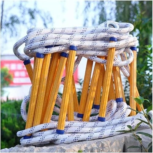 Image of Emerncy Escape Ladder for 2-S Homes, Portable & Flame-Resistant, High Capaci up to 2000 lbs, Safe Escape Solut for Quick Exit in Emerncies
