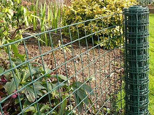Image of Foglish Green Plastic Garden Fencing Mesh Netting Climbing Plants Vegetables Pets 5m x 0.5m x 50mm