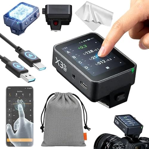 Image of GODOX X3 PRO X3PRO O TTL Wireless Flash Trigger for Olympus & Panasonic, with Bluetooth Integration & APP Control, Touch Screen 2.4GHz Wireless X System, Pro Shooting Modes Shutter Control