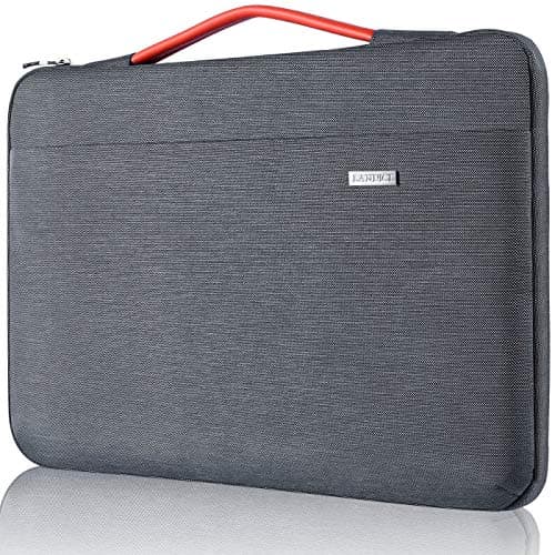 Image of LANDICI Laptop Case Sleeve 13 13.3 Inch with Handle, 360°Protective Waterproof Computer Cover Bag for MacBook Air 13 M1/M2/M3, MacBook Pro 13, Ipad Pro 13 2024, Grey