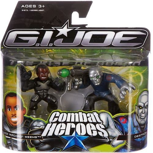Image of G.I. Joe The Rise of Cobra Combat Heroes 2-Pack Wallace Ripcord Weems and Destro