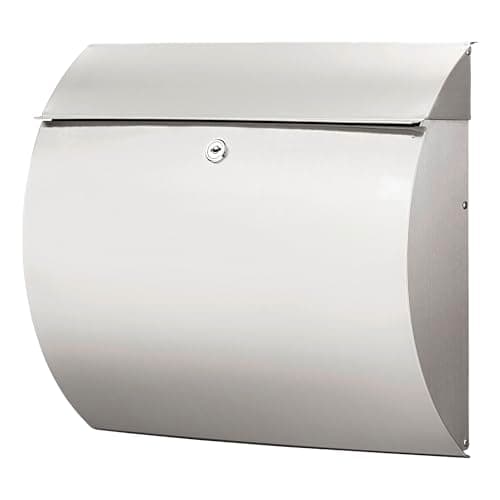 Image of Burg Wächter Toscana Letterbox Qty: 1, Silver, 38640