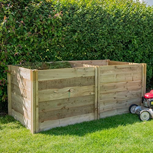 Image of Forest Garden 650L Pressure Treated Wooden Slot Down Compost Bin Extension Kit