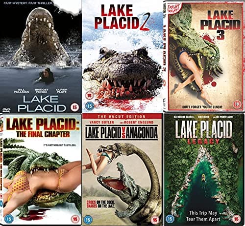 Image of Lake Placid Complete Collection DVD - Lake Placid / Lake Placid 2/ Lake placid 3 / Lake Placid: The Final Chapter / Lake Placid vs. Anaconda / Lake Placid: Legacy DVD - Lake Placid 6 Movies