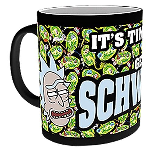 Image of GB eye Rick & Morty Get Schwifty Heat Change Mug