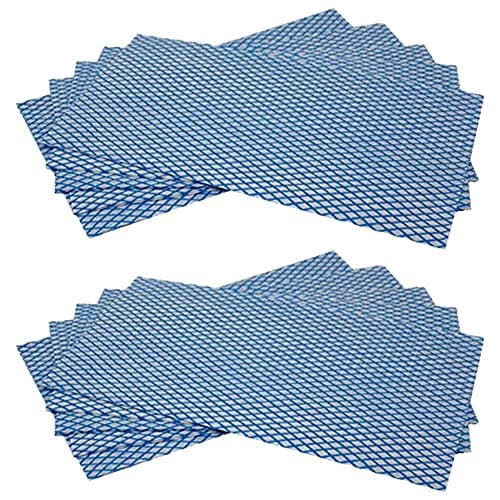 Image of Janit-X Janitorial Multi Purpose 35gsm Non Woven Blue Coloured Cleaning Cloths 50 Per Pack (2 x 50's)