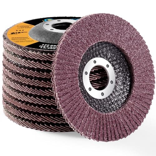 Image of SATC Flap Discs 115mm 10 Pack Grinding Discs 120 Grit for Angle Grinder to Sanding Grinding Metal Wood