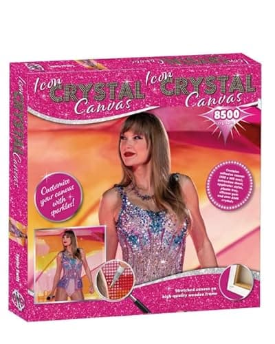 Image of RA-HOMESTORE® New LED Light-Up Crystal Canvas Beautifully Bright Artwork is Easy and Fun to Make, and Looks Incredible on Display