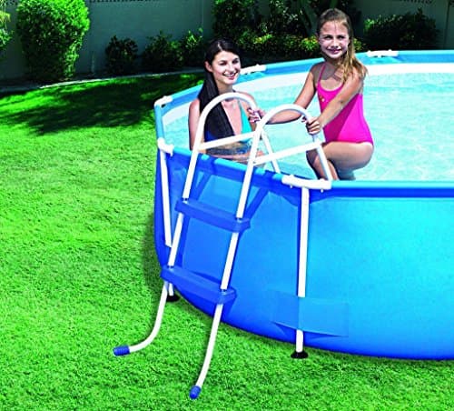 Image of Jilong 2 STEP POOL LADDER FOR ABOVE GROUND UP TO 33"/84 cm SWIMMING POOL WALL HEIGHT