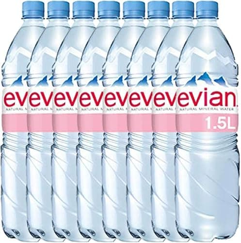 Image of Eviaan 1.5L Water Bottle Pack of 8
