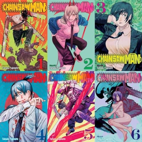 Image of Chainsaw Man Vols 1-6 collection byTatsuki Fujimoto (english)