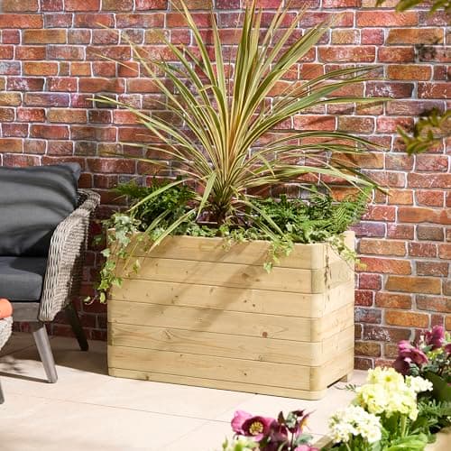 Image of Rowlinson Marberry Tall Rectangular Planter
