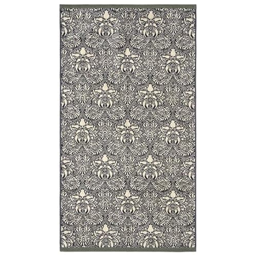 Image of Morris & Co Crown Imperial Towel Charcoal Grey 60% Cotton/40% Modal (Bath Sheet)