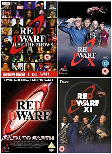 Image of Red Dwarf Complete Series 1-11 DVD Collection : Red Dwarf - Series 1-8 + Red Dwarf - Back To Earth - Director's Cut + Red Dwarf X + Red Dwarf - Series XI