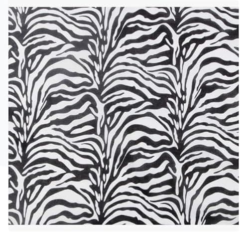 Image of Unisex Black and White Zebra Print 100% Cotton Bandana Head Neck Scarf 53 x 53cm