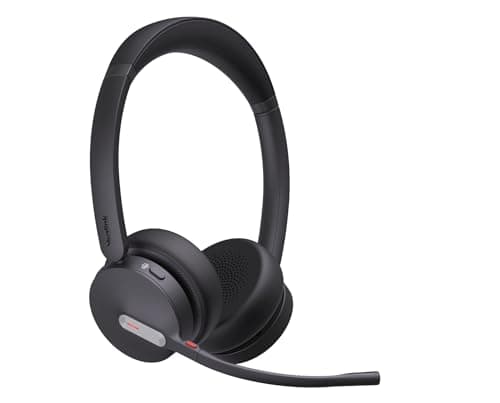 Image of Yealink BH70 Binaural Wireless Bluetooth Headset, Microsoft Teams, USB-C/A