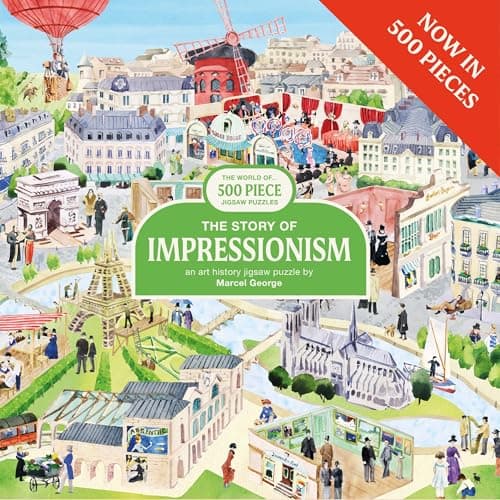Image of The Story of Impressionism 500 Piece Puzzle: An Art History Jigsaw