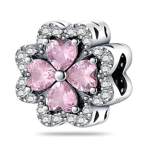 Image of LIGHTDOG 925 Sterling Silver Charms Love Heart Beads For European&Pandora Bracelets Pendant Best Gift for Women Charms for Bracelets KJC125