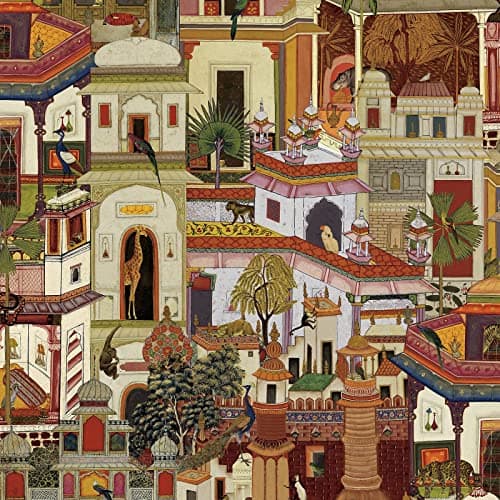 Image of Holden Decor Animal City Wallpaper - Modern for Living Room, Bedroom, Fireplace Decorative Luxury Nature Wall Paper with Urban Moroccan Landscape & Jungle Animals (Multicolour Holden)