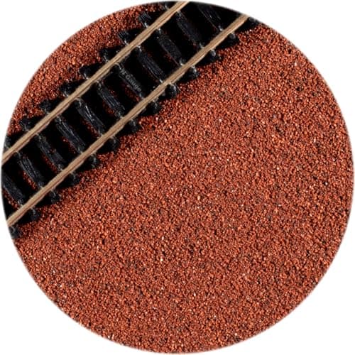 Image of N Gauge Model Railway Track Ballast - Lanarkshire Red Granite | 250g | Model Railway Scenery Material