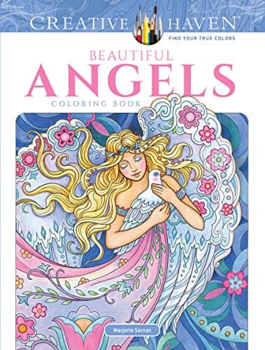 Image of Creative Haven Beautiful Angels Coloring Book