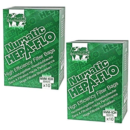 Image of 2x Numatic 604015 NVM1CH Henry Hetty Hoover Vacuum Cleaner Accessory Dust Bags 604.015 (Pack of 10)