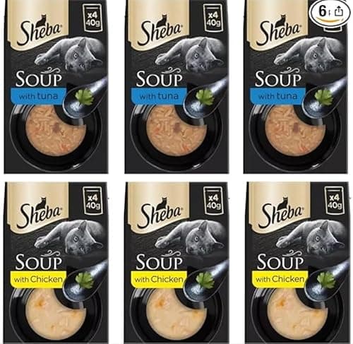 Image of Tuna & Chicken Flavours, Soup Pack Of 6, 4X40G Pouches
