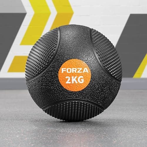 Image of METIS Medicine Balls – 1kg to 10kg | Home Fitness and Gym Slam Balls – High Grip Textured Rubber Finish (2kg)