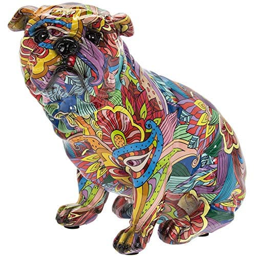 Image of Lesser & Pavey Groovy Art Sitting French Bulldog Animal Dog Figurine Statue